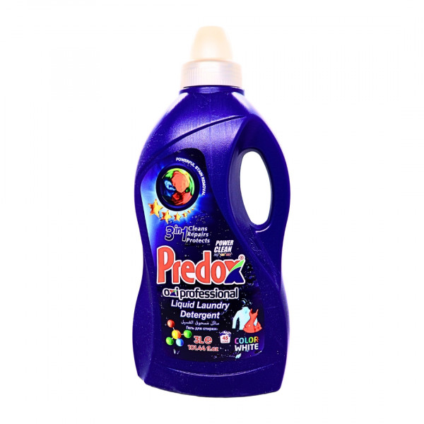 Detergent lichid 3in1 Predox Blue Oxi Professional 3 L, 45 spalari