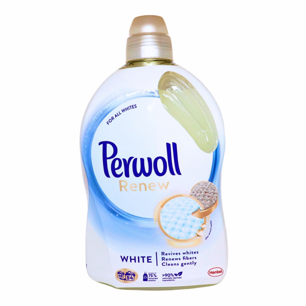 Detergent lichid Perwoll Renew White 2,97 L, 48-54 spalari