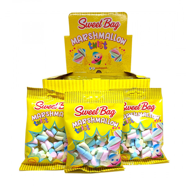 Marshmallow Sweet Bag la stand 30 g, 12 buc