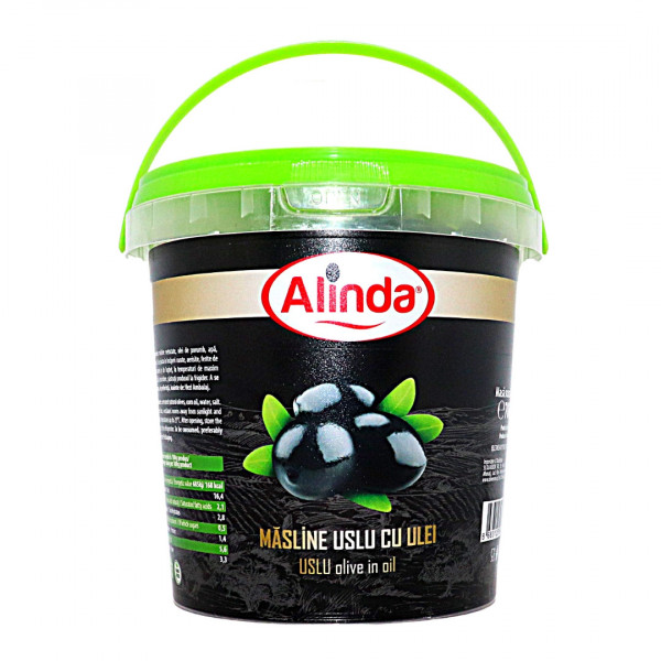 Masline naturale negre Uslu Sele Alinda 700 g