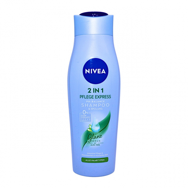 Sampon si balsam 2in1 cu aloe vera Nivea Express 250 ml