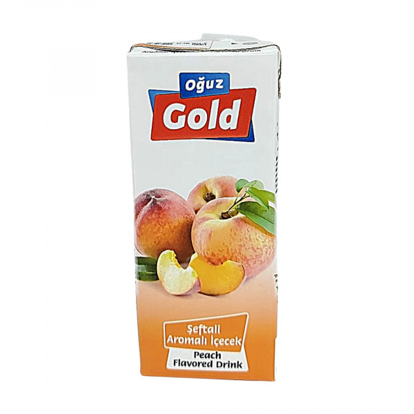 Suc de piersici cu pai Gold 200 ml, 27 buc