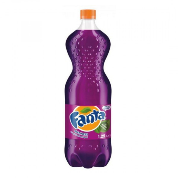 Bautura carbogazoasa Fanta Struguri 1,25 L, 6 buc