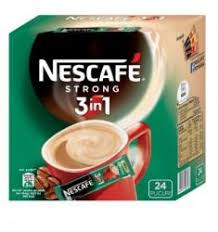Cafea instant 3 in 1 Nescafe Strong 15 g, 24 plicuri