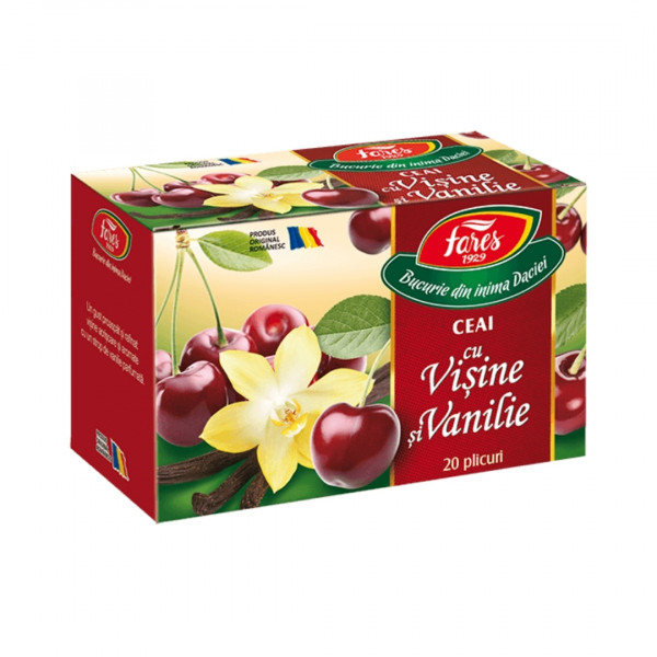 Ceai de visine si vanilie Fares 20 plicuri