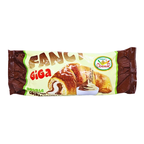 Cornuri croissante Fancy Giga Double 200 g, 10 buc