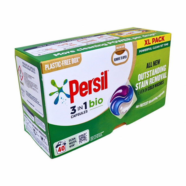 Detergent bio Persil 40 capsule 3in1, 844 g, cutie carton