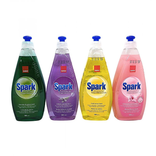 Detergent vase Sano Spark, 500 ml, diverse sortimente