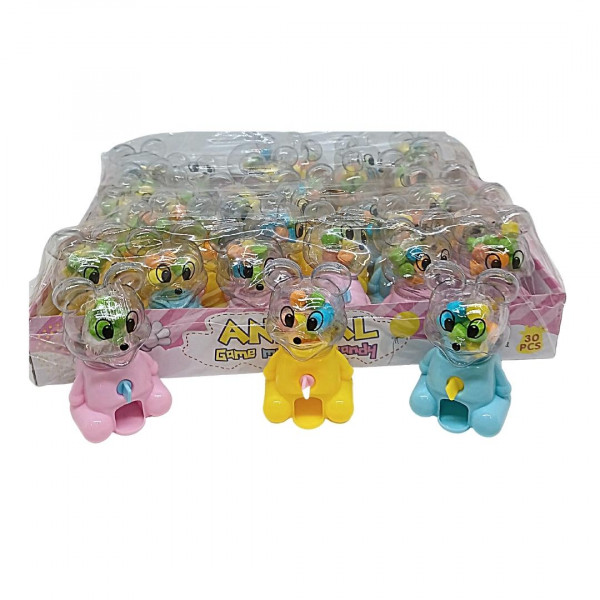 Drajeuri in suport plastic Animal, 30 buc