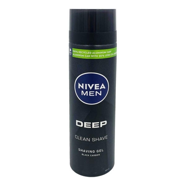 Gel de ras Nivea Men Deep Balck, 200 ml