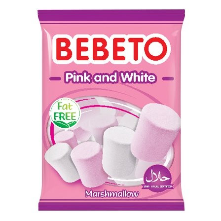 Marshmallow Bebeto Suport 60 g, 12 buc