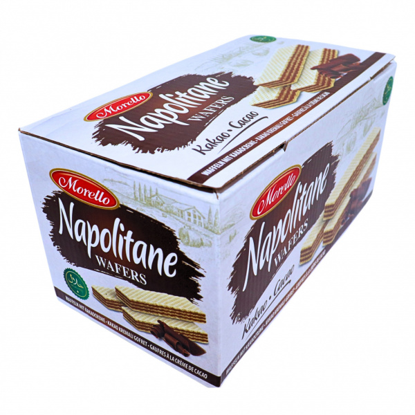 Napolitane crema de cacao Morello 400 g, 2 x 200 g