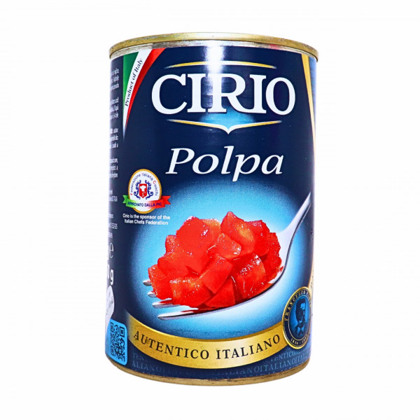 Pulpa de rosii cuburi Cirio 400 g