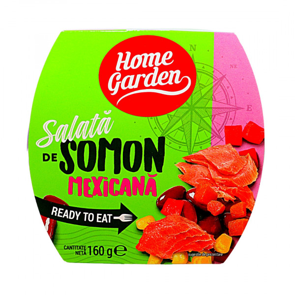 Salata de somon mexicana si legume Home Garden 160 g