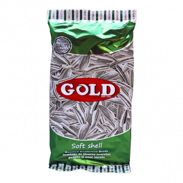 Seminte floarea soarelui prajite usor sarate Gold 140 g, 15 buc