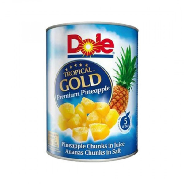 Bucati de ananas in suc tropical Gold Dole 567 ml