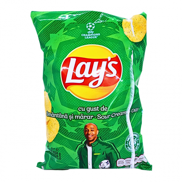Chipsuri cu smantana si marar Lay's 60 g
