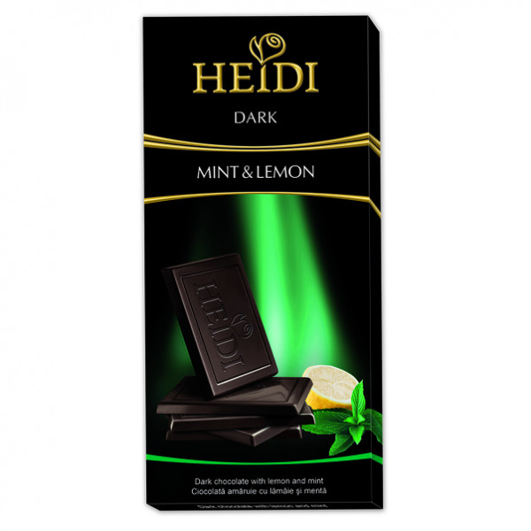 Ciocolata Heidi Dark Mint Lemon 80 g