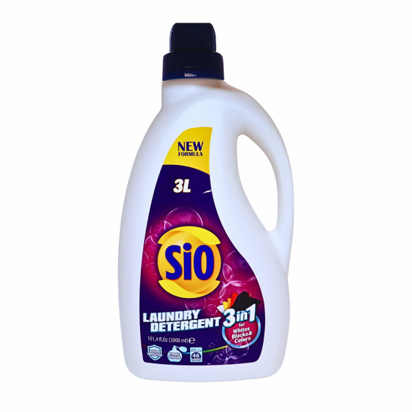 Detergent lichid 3in1 Sio 3 L, 48 spalari