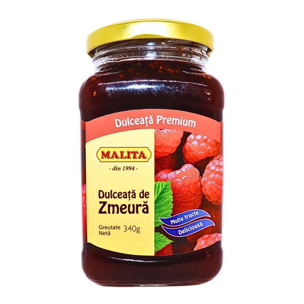 Dulceata de zmeura Malita 340 g