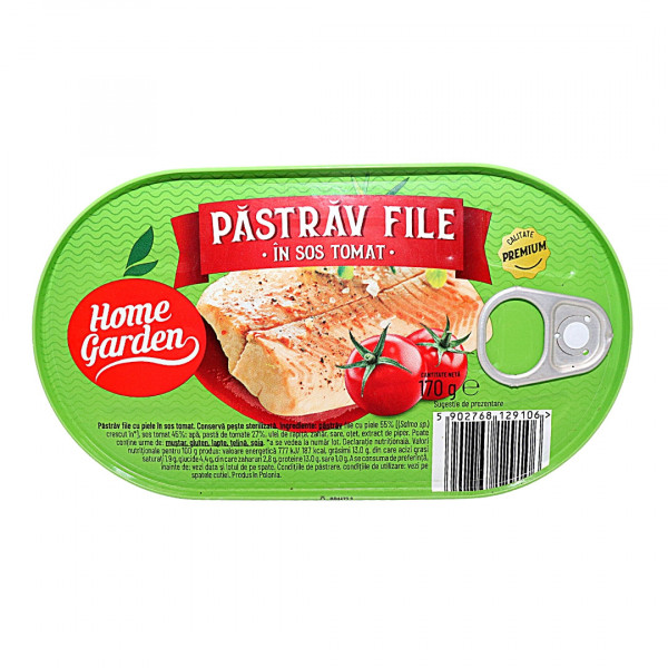 File de pastrav in sos tomat Home Garden 170 g