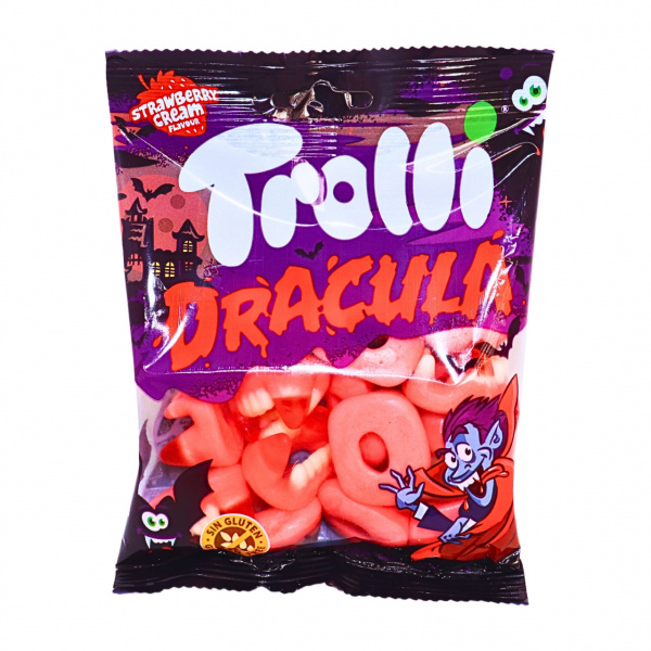 Jeleuri aroma capsuni Trolli Dracula 100 g