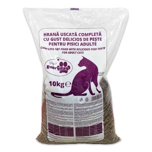 Mancare uscata pentru pisici cu aroma de peste Thank`Q, 10 kg
