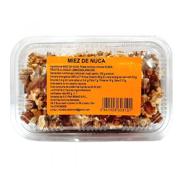 Miez de nuca Pak Brand 500 g