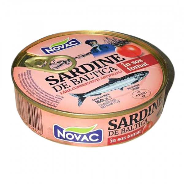 Sardine baltice in sos tomat Novac 160 g