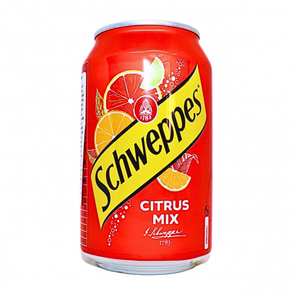 Suc Schweppes Citrus Mix doza 330 ml, 24 buc