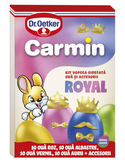 Vopsea de oua Carmin Kit Royal