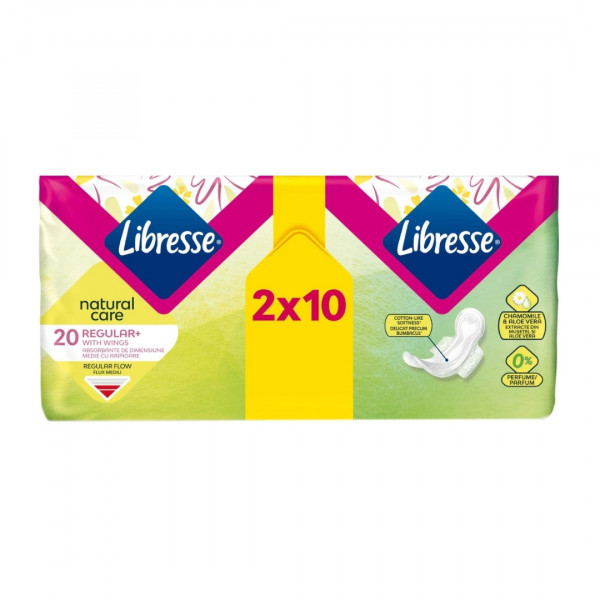 Absorbante Libresse natural & aloe vera, 20 buc