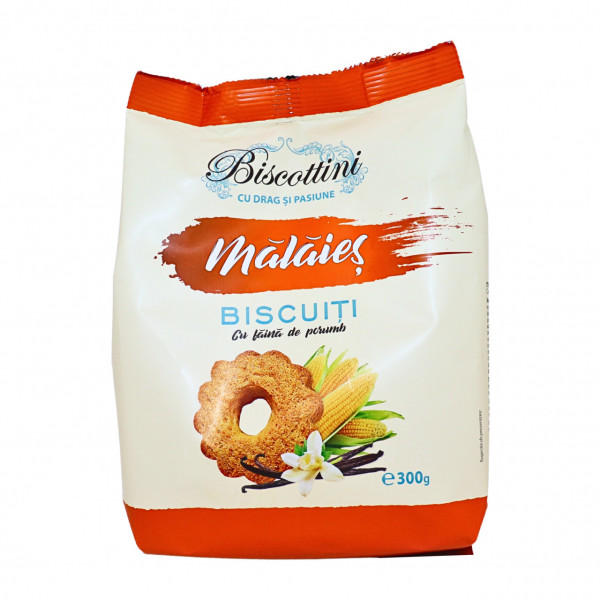 Biscuiti Malaies cu faina de porumb Biscottini 300 g