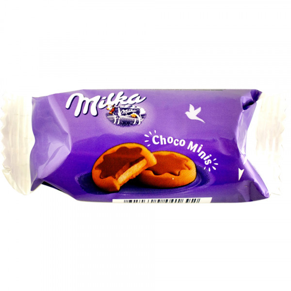 Biscuiti Milka Chocominis 37,5 g, 24 buc