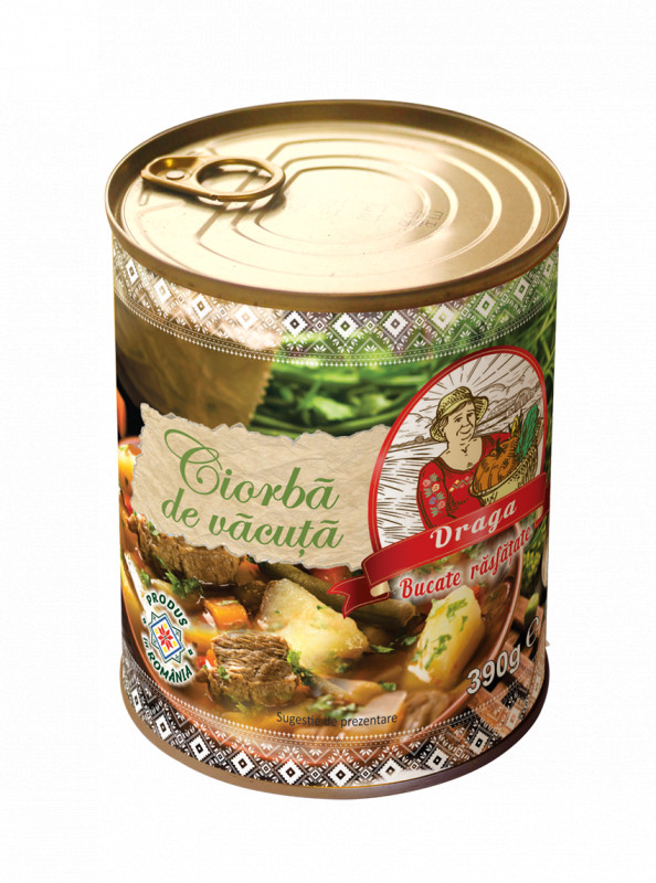 Ciorba de vacuta Draga 390 g