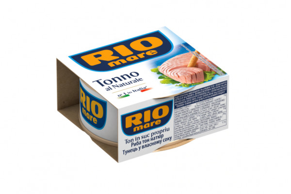 Conserva ton intreg in sos natural Rio 160 g