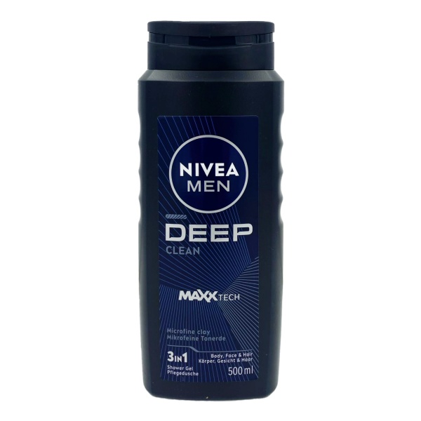 Gel de dus Nivea Men Deep Clean 500 ml