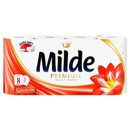 Hartie igienica Milde 3 straturi, 8 role