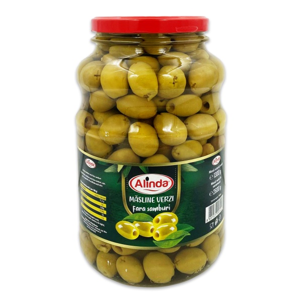Masline verzi fara samburi Alinda, 1.3 kg