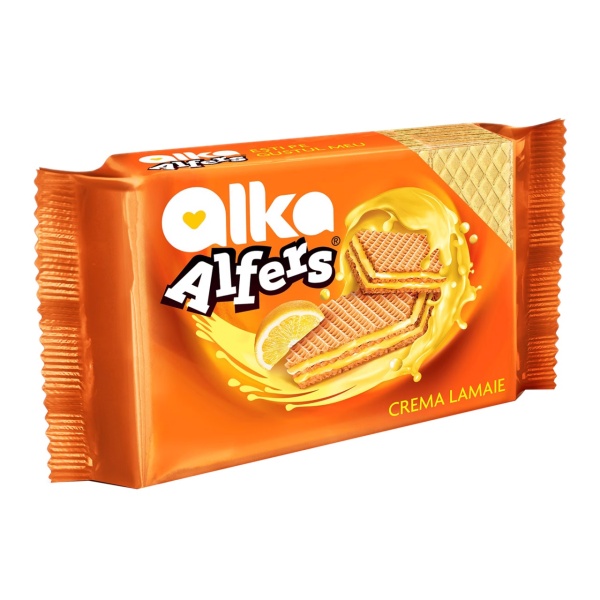 Napolitane cu crema de lamaie Alka Alfers, 170g