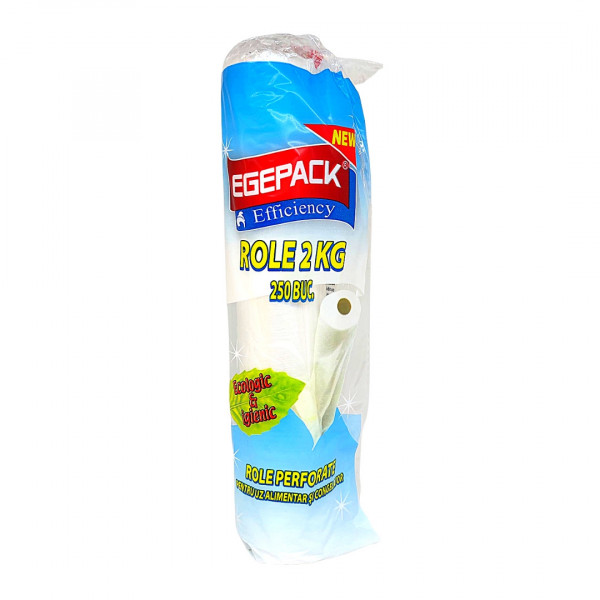 Pungi congelator la rola perforata Egepack 2 kg, 250 buc