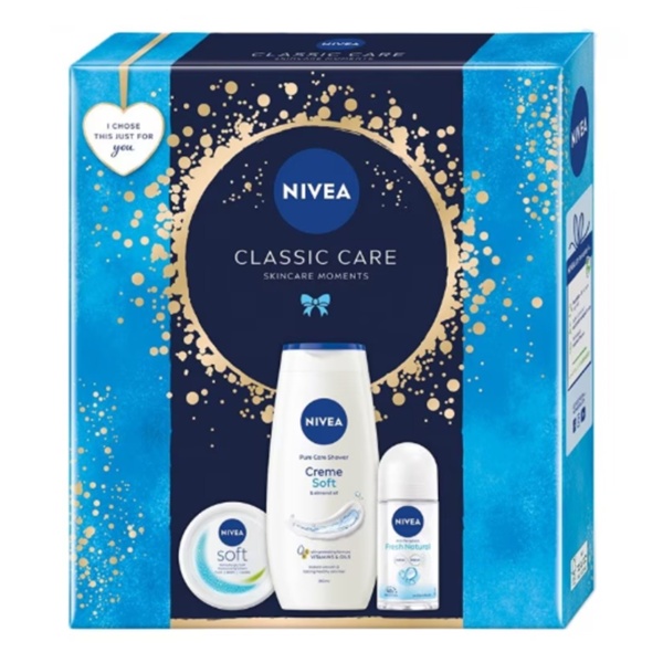 Set cadou Nivea Classic Care, 3 piese