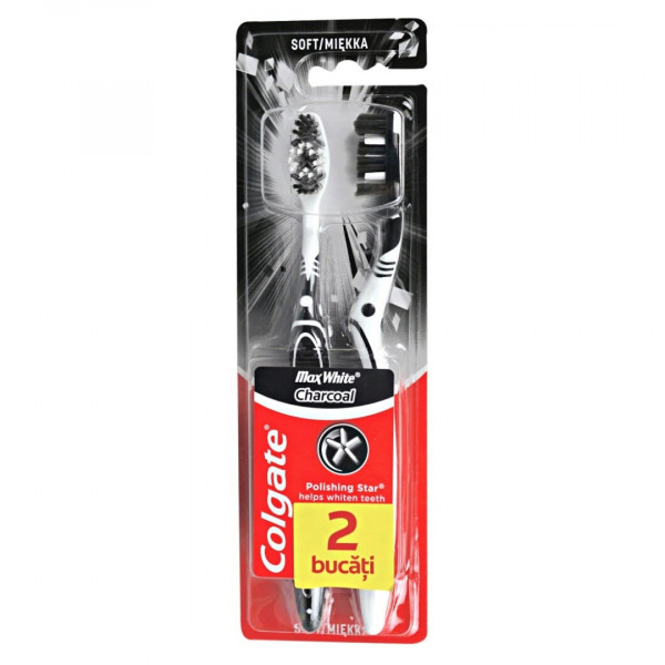 Set periute Colgate Max White Charcoal