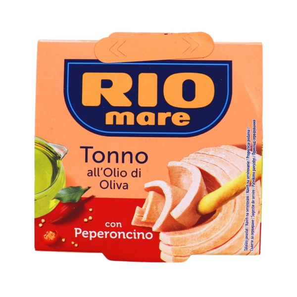 Ton intreg cu ulei de masline picant Rio Mare 130 g