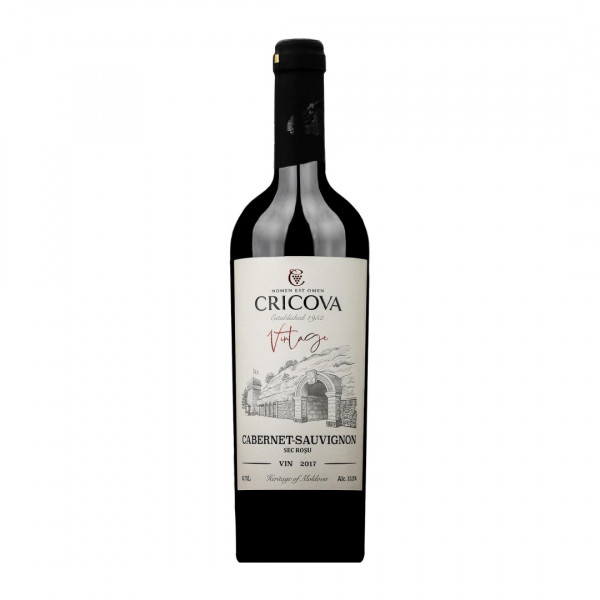 Vin Cricova Vintage Cabernet Sauvignon 0,75 L