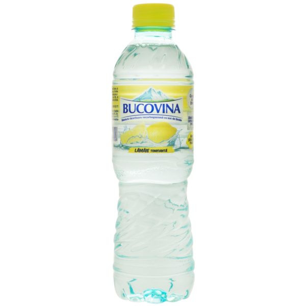 Apa plata cu lamaie Bucovina 1,5 L, 6 buc
