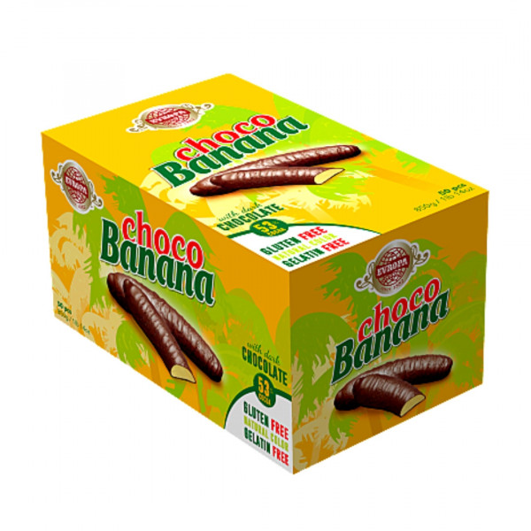 Baton Evropa Choco Banana 17 g, 50 buc