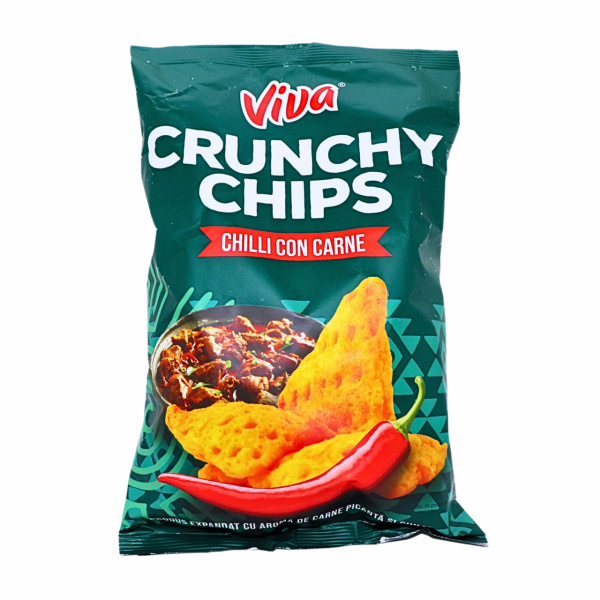 Chipsuri cu chilli si carne picanta Viva 100 g