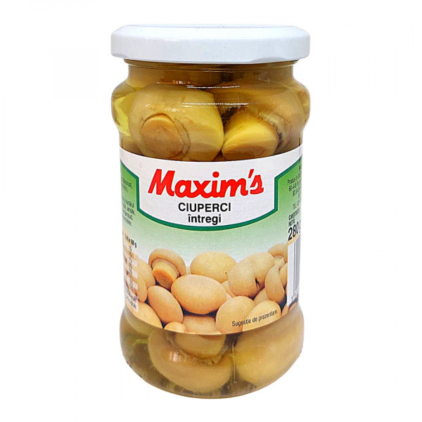 Ciuperci intregi Maxims 280 g