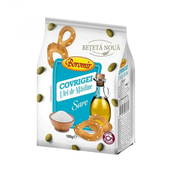 Covrigei cu ulei de masline si sare Boromir 100 g
